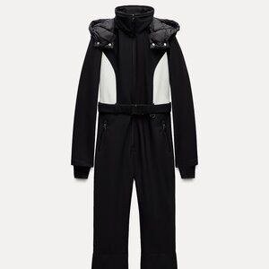 ZARA SKI COLLECTION RECCO TECH WATER RESISTANT & WIND PROTECTION JUMPSUIT